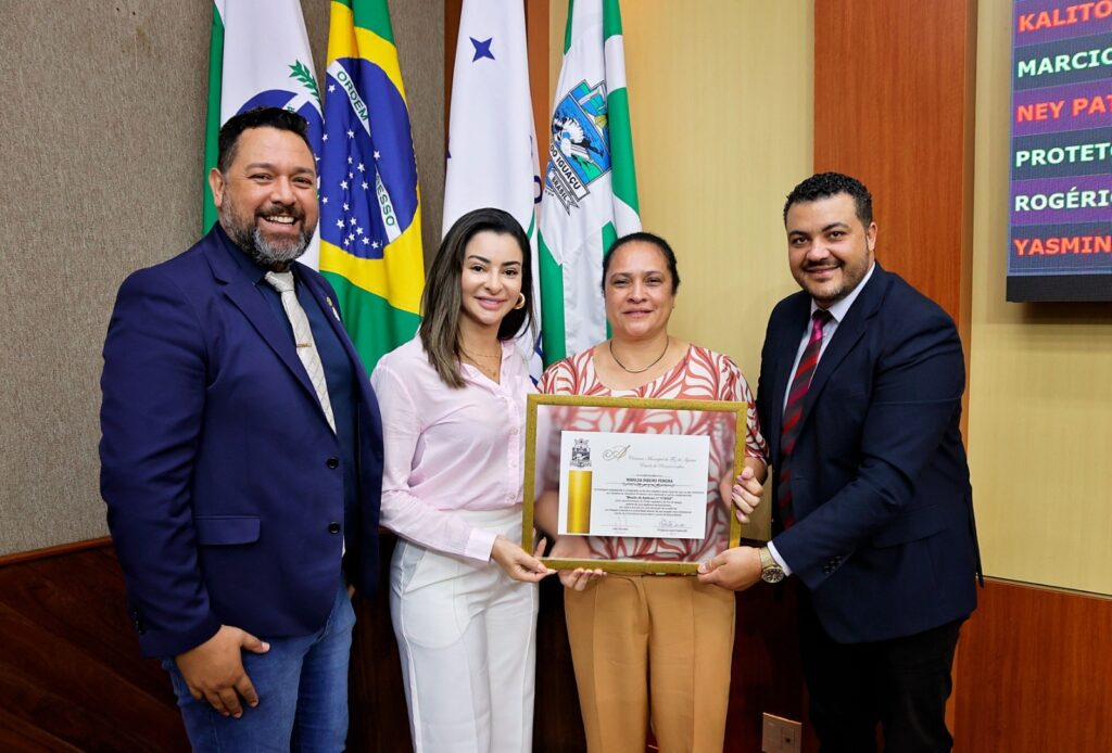 Câmara de Foz e Moção de Aplauso à Marilda Ribeiro Pereira