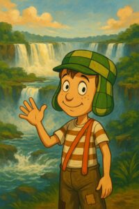A única visita de Chespirito ao Brasil foi em Foz do Iguaçu — A série da HBO Max que revela o homem por trás do Chaves