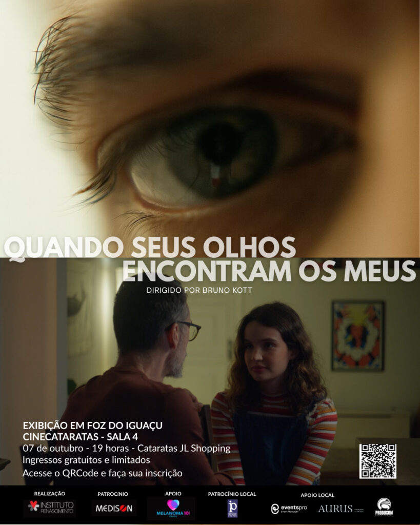 Curta-metragem “Quando Seus Olhos Encontram os Meus” será lançado em Foz do Iguaçu no dia 7