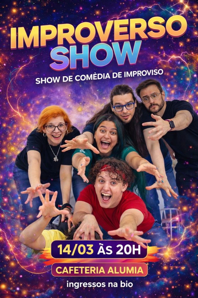 Improverso Show leva comédia de improviso à cafeteria Alumia em Foz