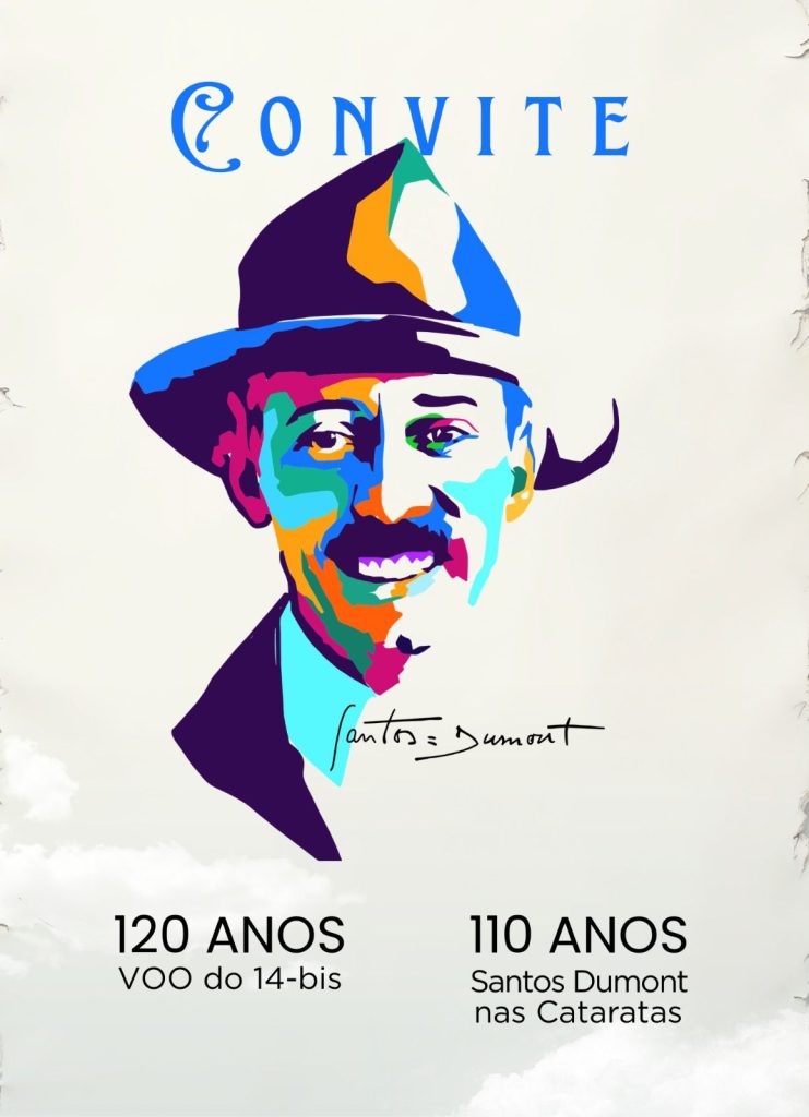 Foz do Iguaçu celebra Santos Dumont com evento gratuito neste domingo