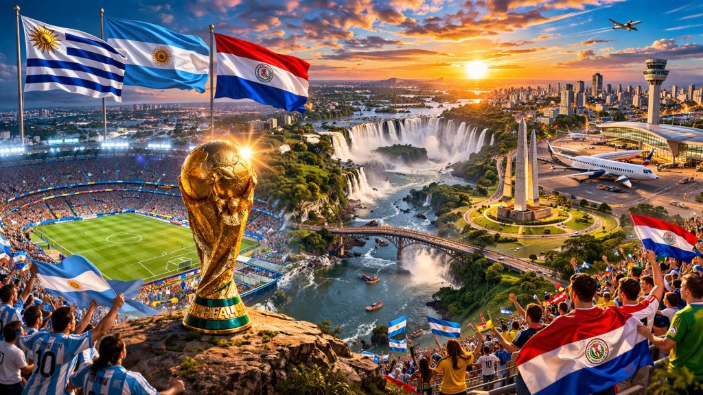 Copa do Mundo 2030 terá jogos na Argentina e no Paraguai e pode impulsionar turismo em Foz do Iguaçu