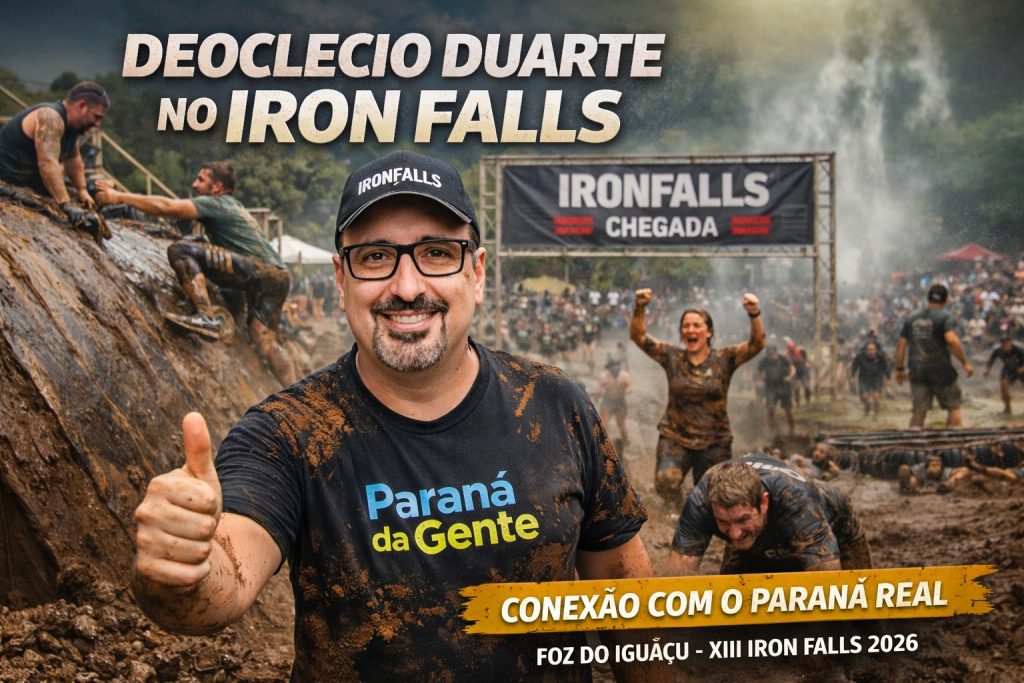 Deoclecio Duarte marca presença no Iron Falls e reforça conexão com o Paraná real