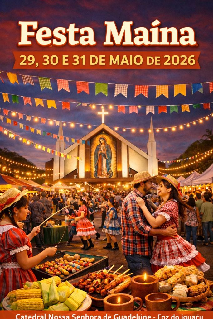 Festa Maína 2026: Catedral de Foz do Iguaçu Confirma 18ª Edição para Maio