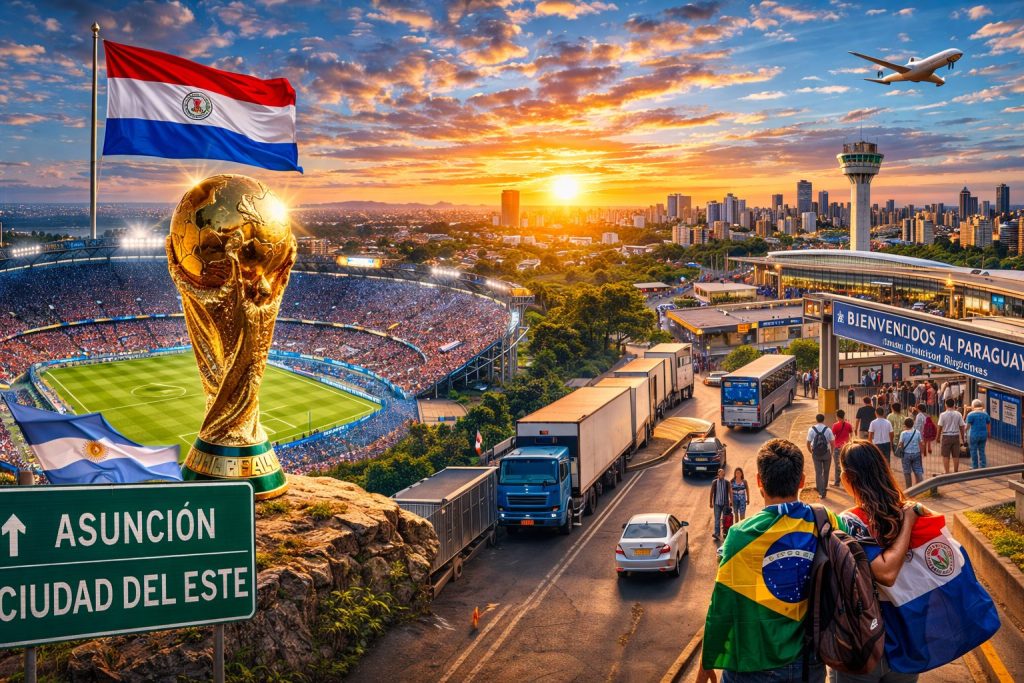 Vai ter jogo da Copa 2030 no Paraguai? Veja datas, cidade e como ir saindo do Brasil