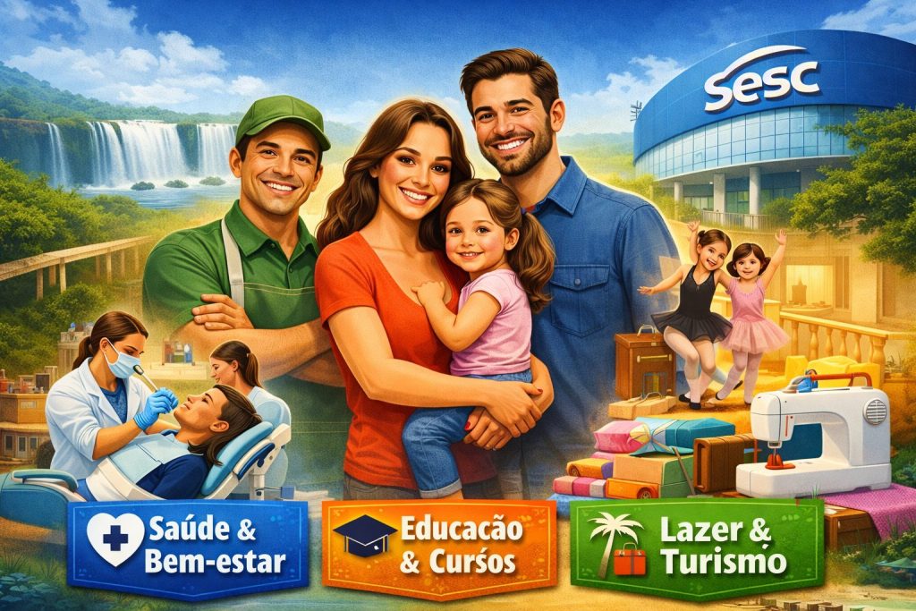 Trabalhadores do Comércio Têm Acesso a Serviços com Preços Especiais no Sesc Foz