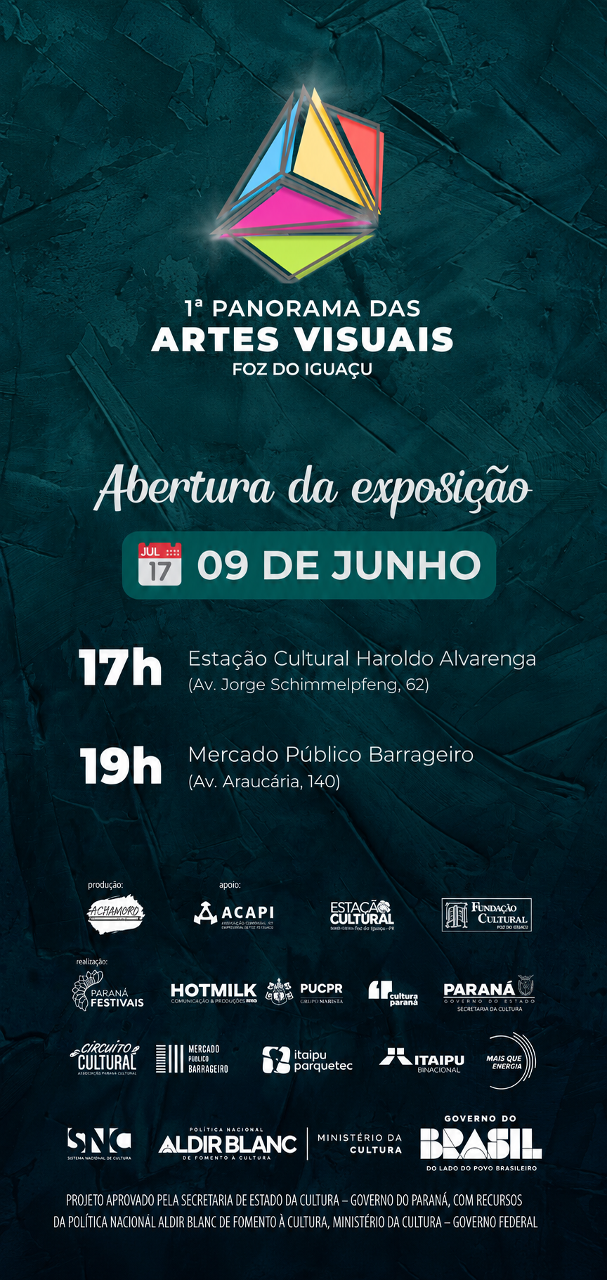1ª Panorama das Artes Visuais de Foz do Iguaçu marca nova fase da arte contemporânea na cidade