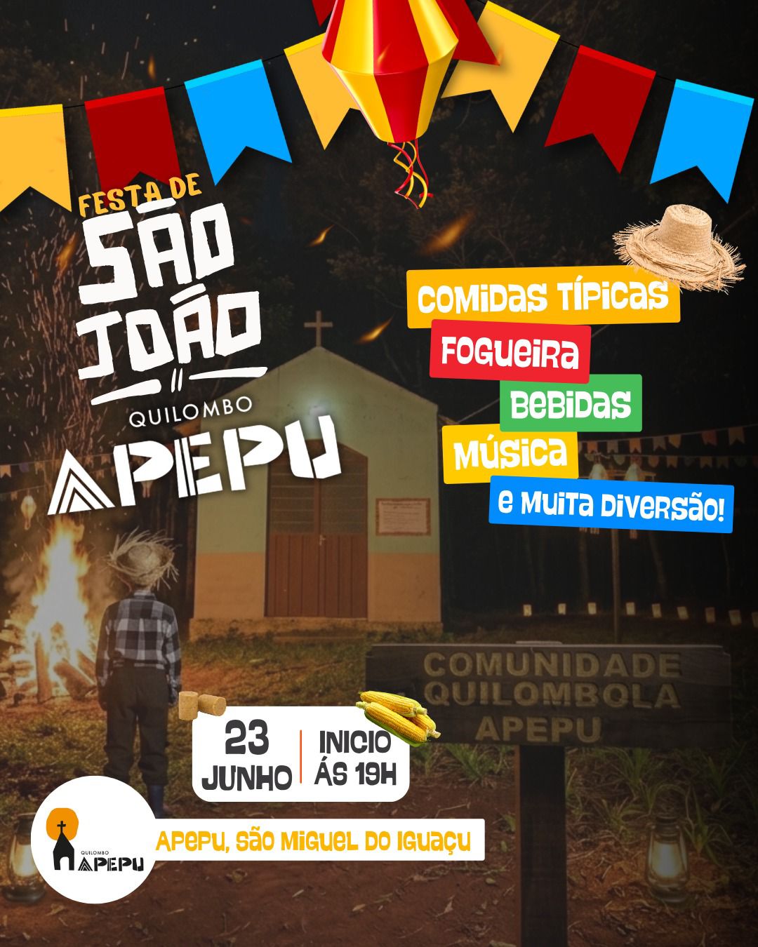 Quilombo Apepu celebra tradição secular com Festa de São João no Oeste do Paraná