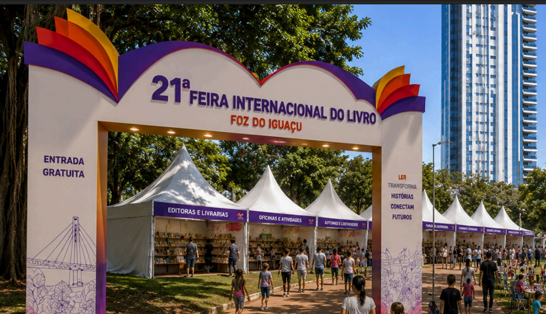 Autores de Foz do Iguaçu podem se inscrever para lançar livros na 21ª Feira Internacional do Livro