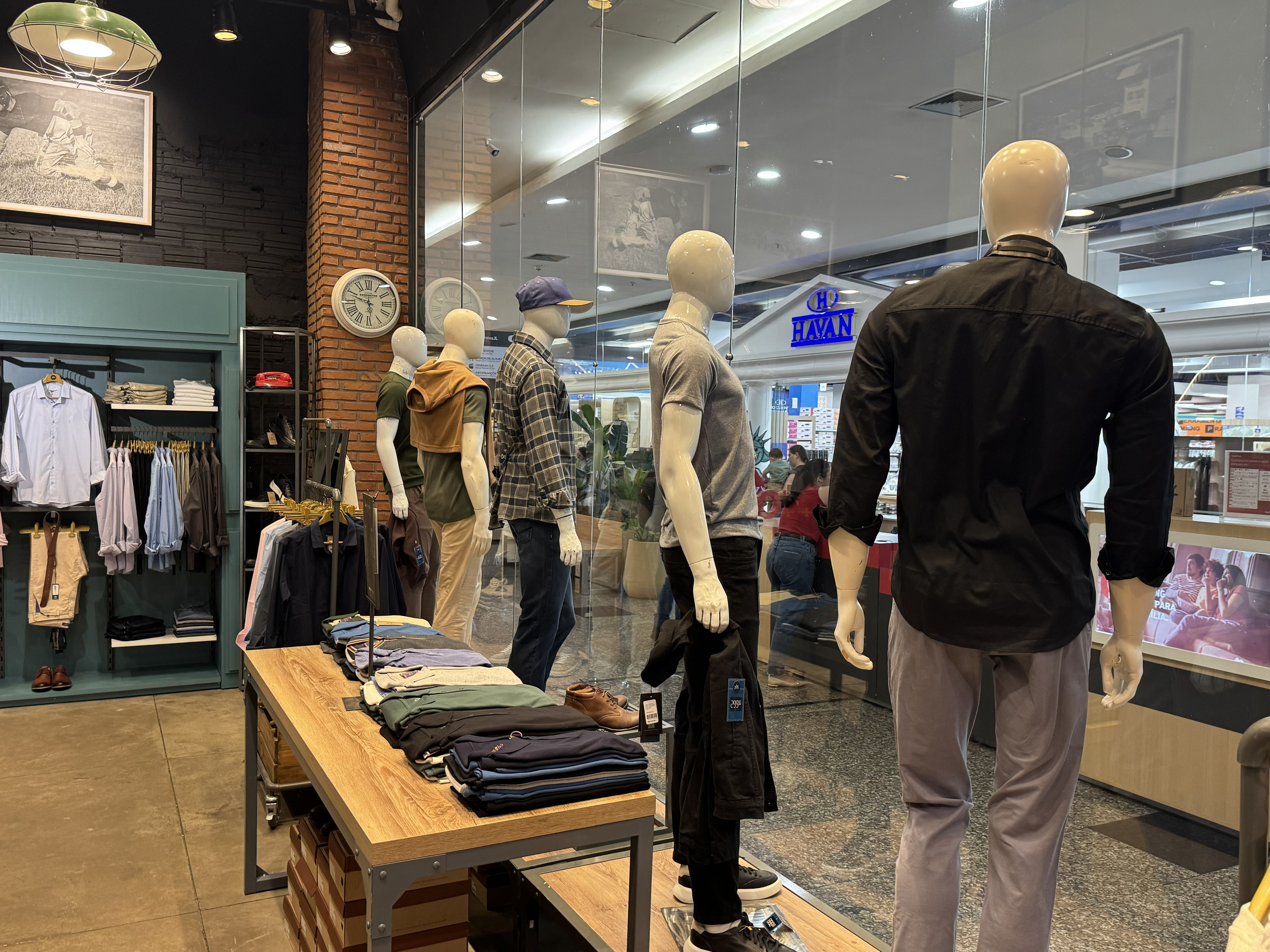 roupas masculinas em Foz do Iguaçu.