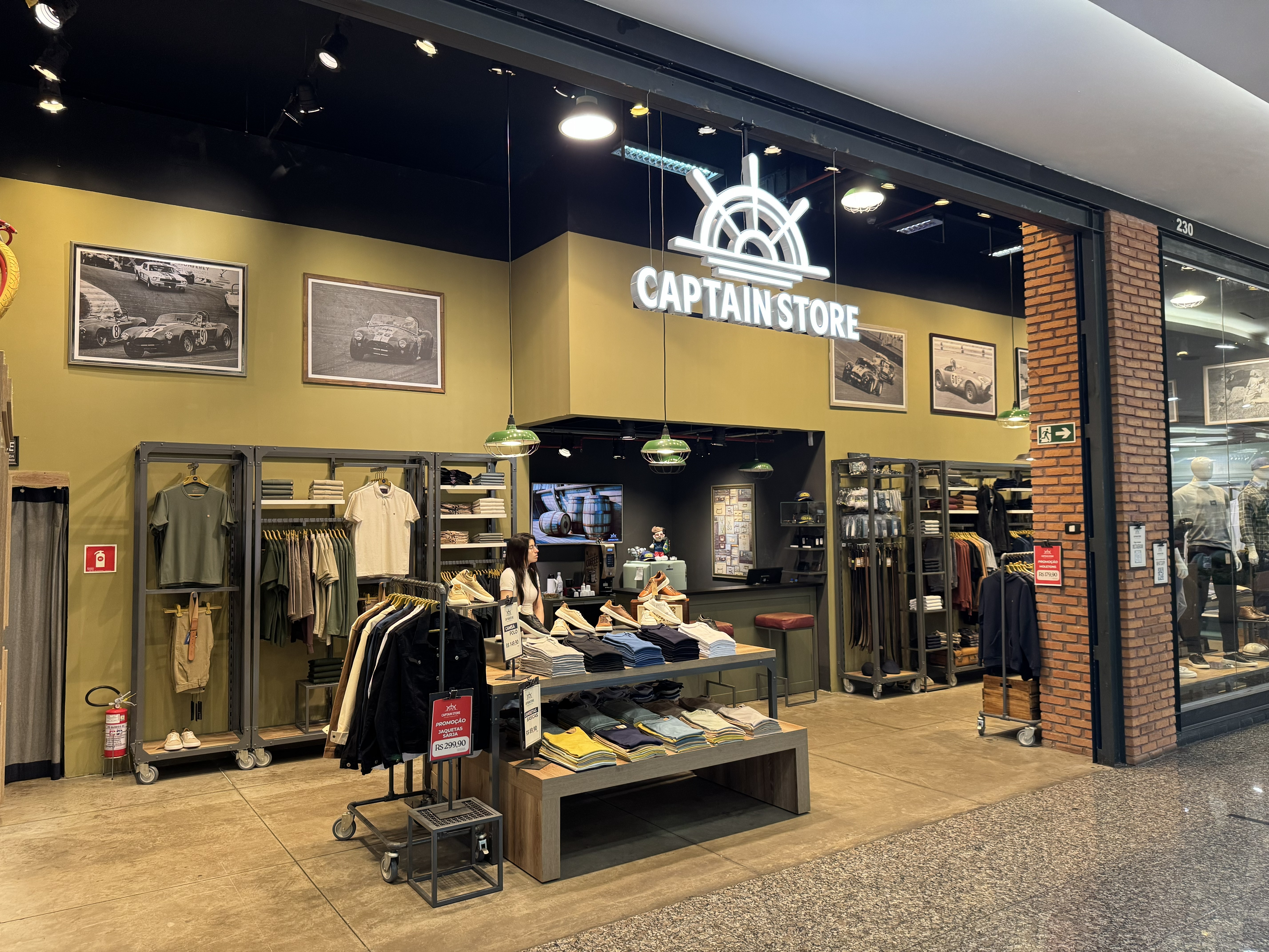 Captain Store: moda masculina no Cataratas JL Shopping, em Foz do Iguaçu