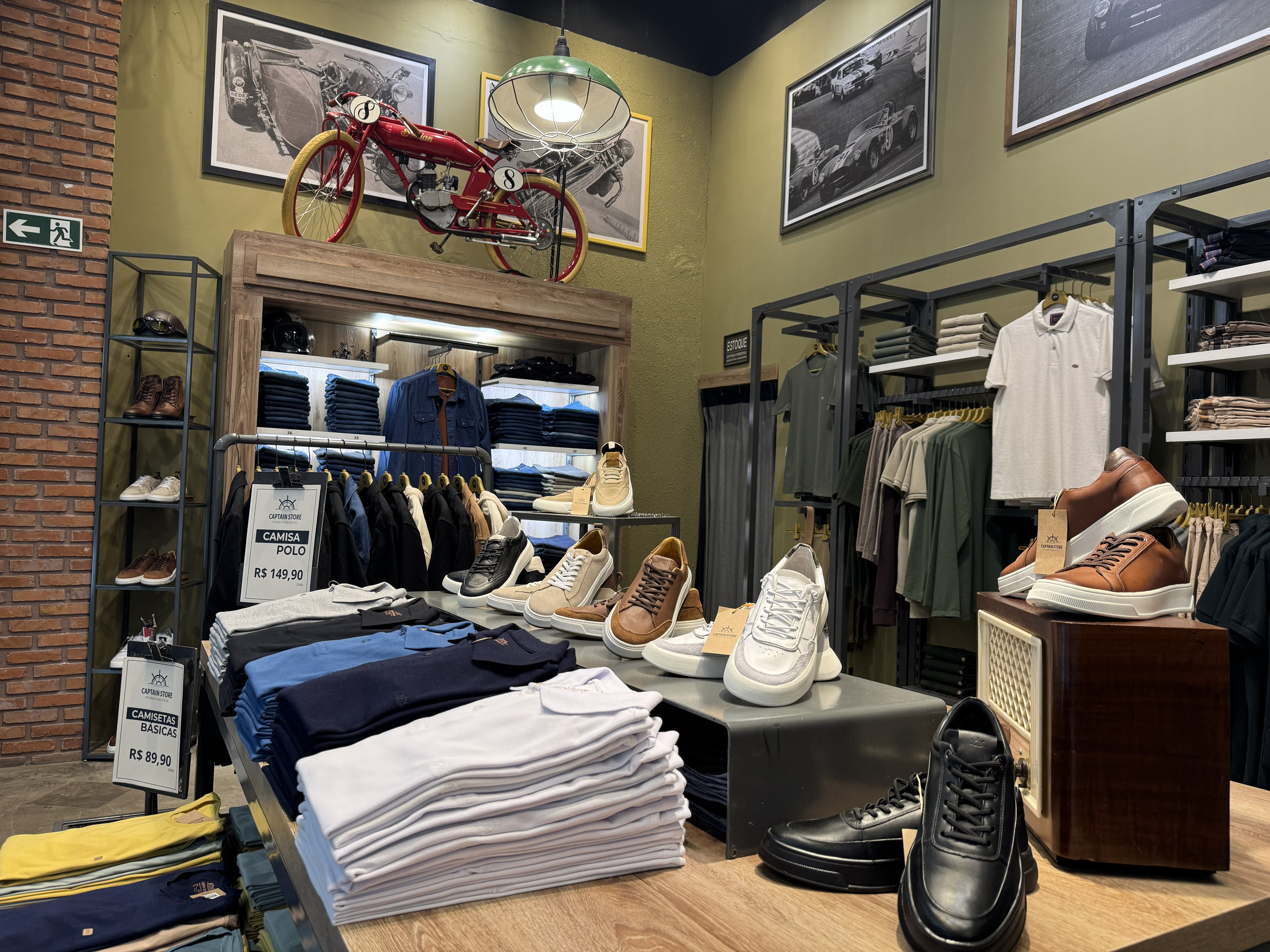 roupas masculinas em Foz do Iguaçu.