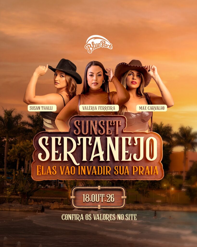 Blue Park terá shows de sertanejo à beira da praia em Foz do Iguaçu